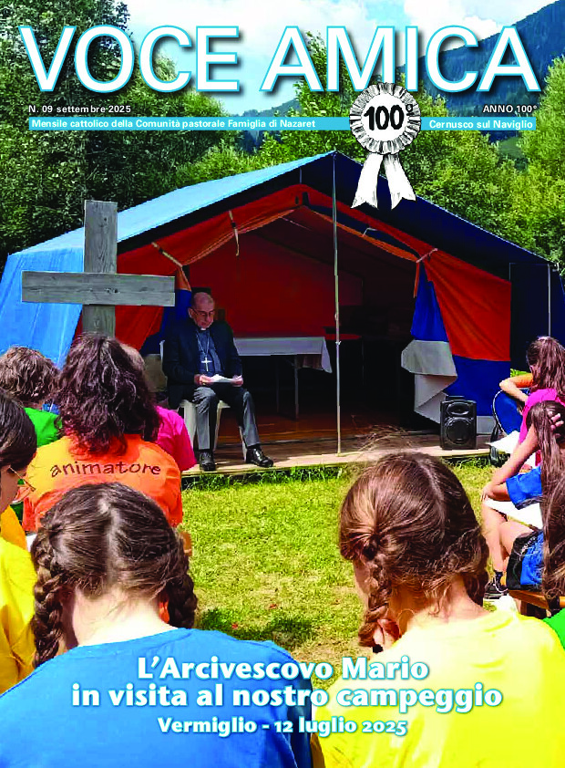 L'Arcivescovo Mario in visita al nostro campeggio - Vermiglio, 12 luglio 2025